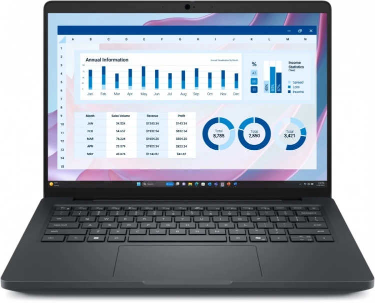 Dell Stacja robocza Dell Pro Max 14 MC14255 W11P Ryzen 350|16GB|512GB SSD|FgrPr & SmtCd|FHD Cam & Mic|WLAN+BT|14.0 FHD+|Backlit Kb|4 Cell|100W|3YPS