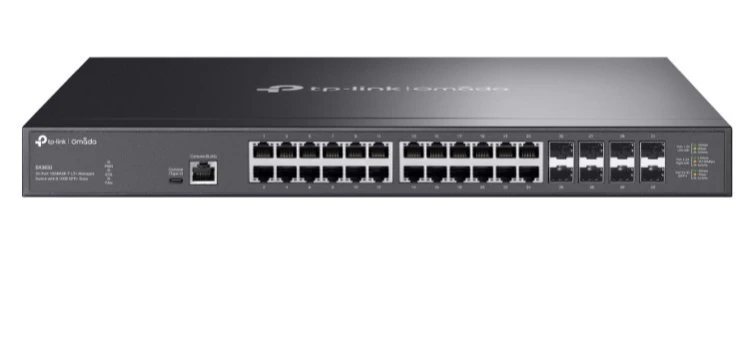 TP-LINK Przełącznik zarządzalny Omada SX3832  24-Port 10GBASE-T L2+ with 8 10GE  SFP+ Slots