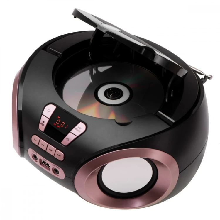 Adler Radio Boombox CD MP3 AD1181 czarno-miedziany