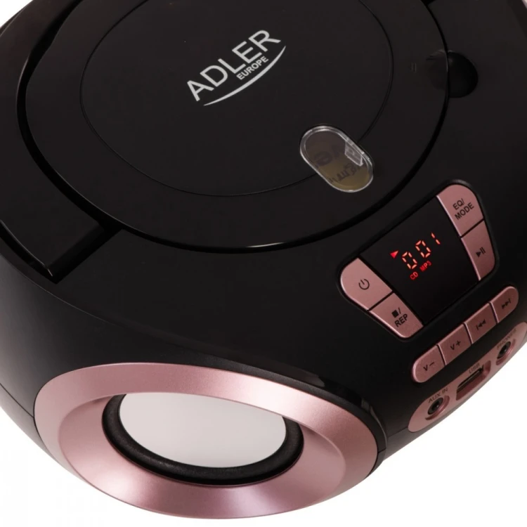 Adler Radio Boombox CD MP3 AD1181 czarno-miedziany