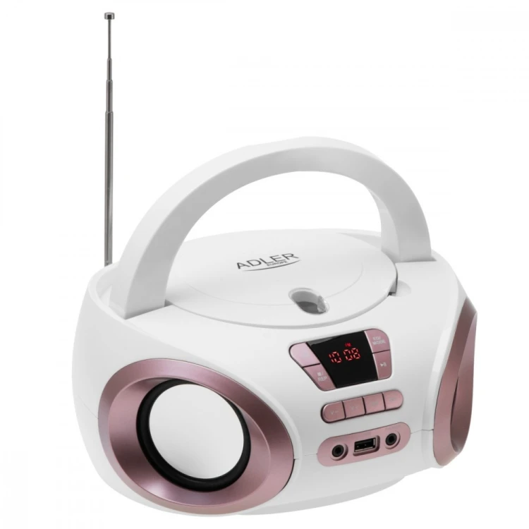Adler Radio Boombox CD MP3 AD1181 biało-miedziany