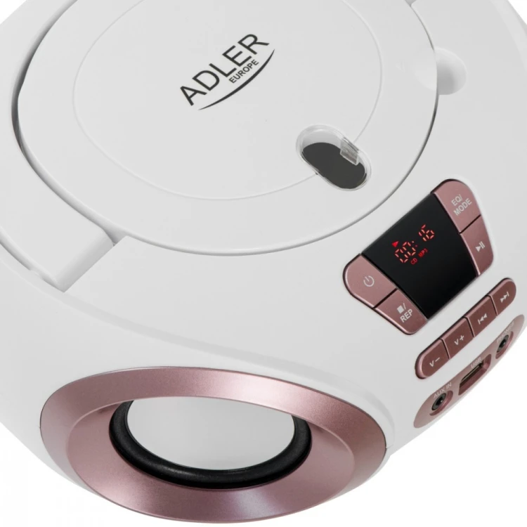 Adler Radio Boombox CD MP3 AD1181 biało-miedziany