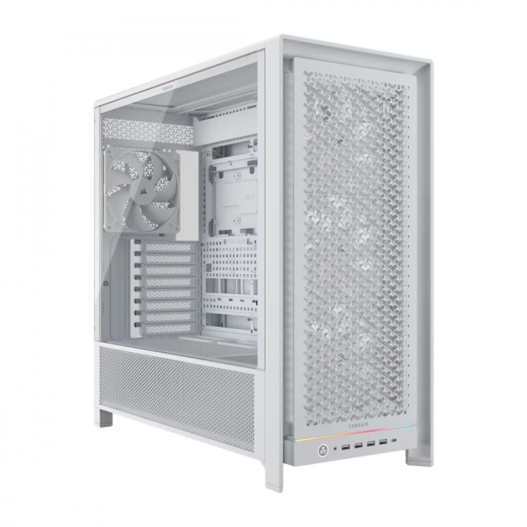 Corsair Obudowa FRAME 5000D Biała Mid Tower Airflow