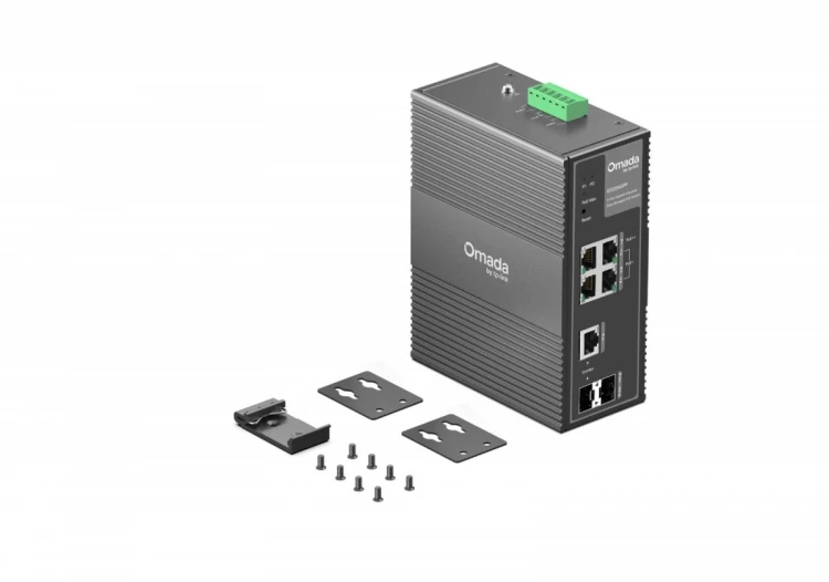 TP-LINK Przełącznik IES206GPP  Industrial Easy Managed Omada, 6 portów gigabitowych, w tym 3 portPoE+ i
