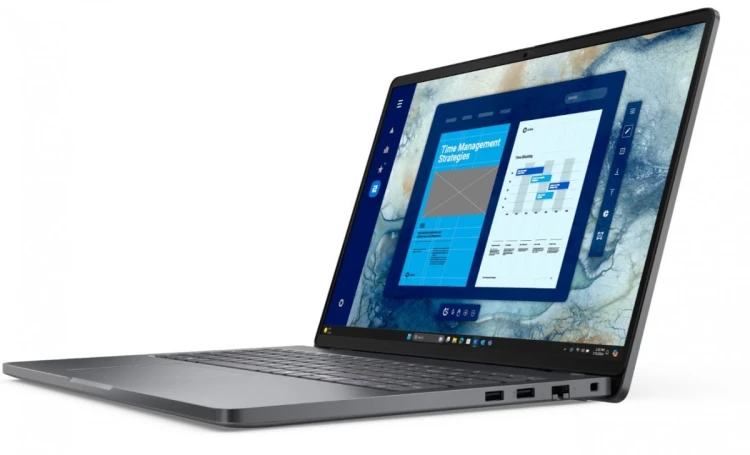 Dell Laptop Dell Pro 16 PC16250 W11P C7 150U/16GB/512GB CL25/FgrPr/FHD IR Cam&Mic/WLAN+BT/16.0 FHD+/BcklKb/3C/3YPS Magnetite color, textured finish