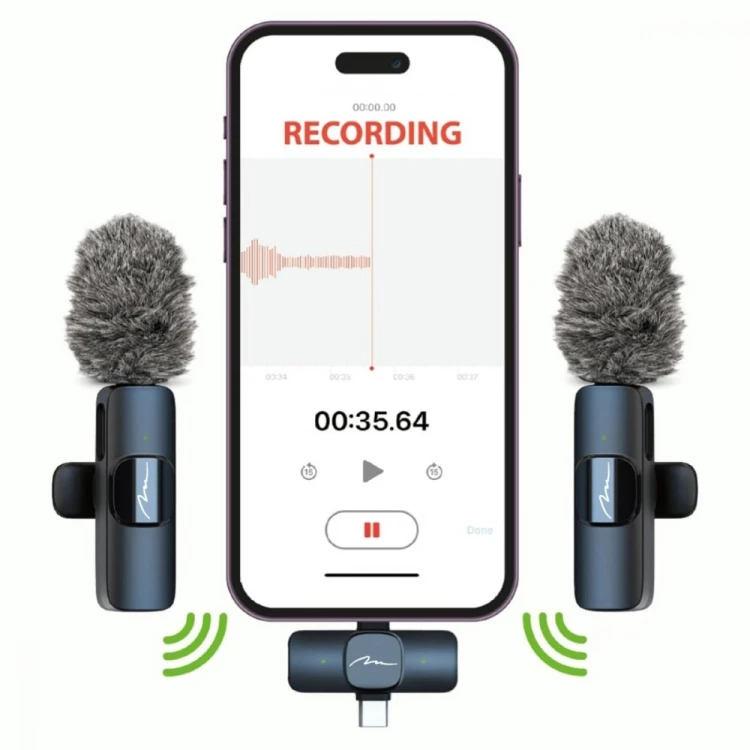 Media-Tech Zestaw mikrofonów krawatowych Micro-Mic Duo MT416