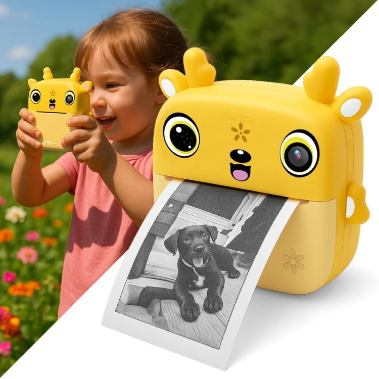 Media-Tech Cyfrowy aparat fotograficzny dla dzieci z drukarką termiczną SNAPI MT4108