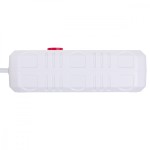 Maclean Listwa zasilająca 2 gniazda MCE387 W 3xUSB, 110-240V AC 50/60Hz, 2.1A max 2500W, 1.5m, biała