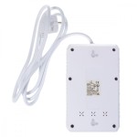 Maclean Listwa zasilająca MCE392 W 4 gniazda 3xUSB, 110-240V AC 50/60Hz, 2.1A max 2500W 1,5m biała