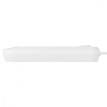 Maclean Listwa zasilająca MCE394 W 3 gniazda 3xUSB, 110-240V AC 50/60, 2.1A max 2500W, biała