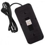Maclean Listwa zasilająca MCE389 B 6 gniazd 4xUSB-A, 1xUSB-C 110-240V AC 50/60Hz, 2.1A max 2500W, czarna