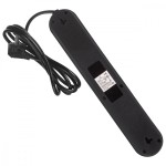 Maclean Listwa zasilająca MCE395 B 5 gniazd 3xUSB, 110-240V AC 50/60Hz, 2.1A max 2500W, czarna