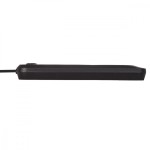 Maclean Listwa zasilająca MCE395 B 5 gniazd 3xUSB, 110-240V AC 50/60Hz, 2.1A max 2500W, czarna