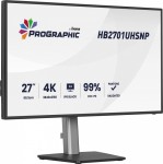 IIYAMA Monitor 27 cali ProGraphic HB2701UHSNP-B1 4K,IPS BLACK 2.0,450cd,VESA USB-c dock(PD:96W),HDMI,DP,DAISY/CHAIN,4xUSB,RJ45,3000:1,sRGB:100%,DCI-P3
