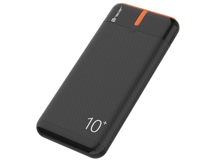 Tracer PowerBank EnerGo 10000mAh czarno-pomarańczowy
