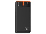 Tracer Power bank EnerGen 20000mAh PD+QC3.0 czarno-pomarańczowy