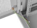 Lanberg Szafa instalacyjna rack wisząca 19 cali 4U 600x450 drzwi perforowane (flat pack) szara