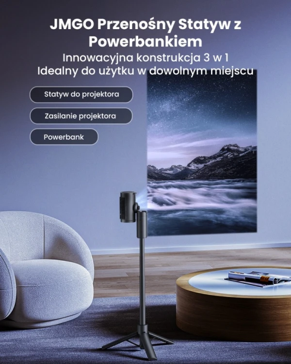 JMGO Powerbank ze stojakiem Tripod P0X1