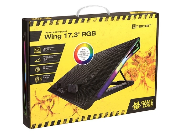 Tracer Podstawka chłodząca Gamezone Wing 17,3 cala RGB
