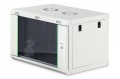 Digitus Szafa sieciowa wisząca Dynamic 19" 7U rack 385x600x450mm, drzwi szyba, szara, niezłożona, 60kg