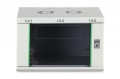 Digitus Szafa sieciowa wisząca Dynamic 19" 7U rack 385x600x450mm, drzwi szyba, szara, niezłożona, 60kg