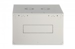 Digitus Szafa sieciowa wisząca Dynamic 19" 7U rack 385x600x600mm, drzwi szyba, szara, niezłożona, 60kg