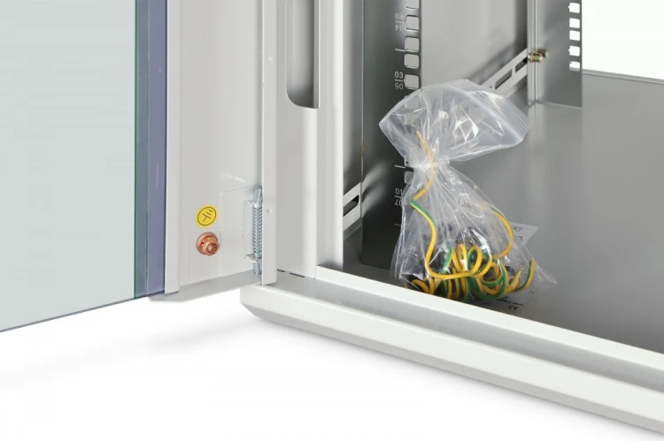 Digitus Szafa sieciowa wisząca Dynamic 19" 7U rack 385x600x600mm, drzwi szyba, szara, niezłożona, 60kg