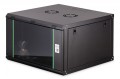 Digitus Szafa sieciowa wisząca Dynamic 19" 7U rack 385x600x600mm, drzwi szyba, czarna, niezłożona, 60kg