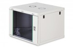 Digitus Szafa sieciowa wisząca Dynamic 19" 9U rack 474x600x600mm, drzwi szyba, szara, niezłożona, 60kg