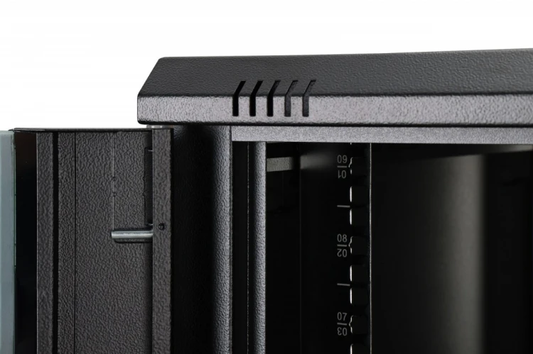 Digitus Szafa sieciowa wisząca Dynamic 19" 9U rack 474x600x600mm, drzwi szyba, czarna, niezłożona, 60kg