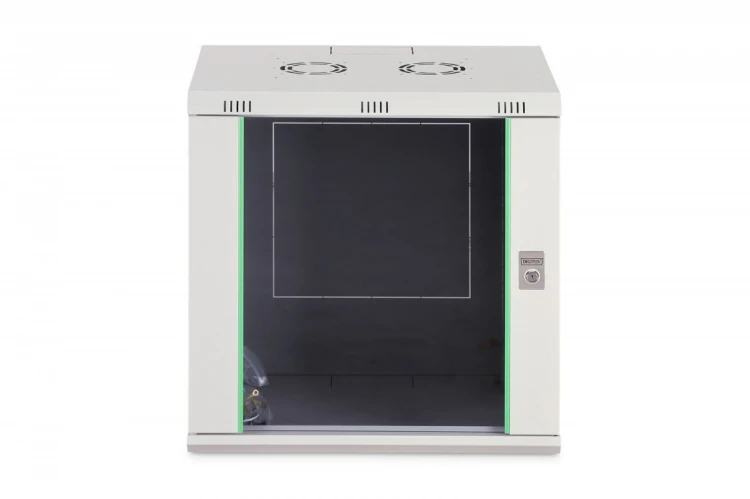 Digitus Szafa sieciowa wisząca Dynamic 19" 12U rack 607x600x450mm, drzwi szyba, szara, niezłożona, 60kg