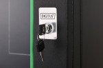 Digitus Szafa sieciowa wisząca Dynamic 19" 12U rack 607x600x450mm, drzwi szyba, czarna, niezłożona, 60kg