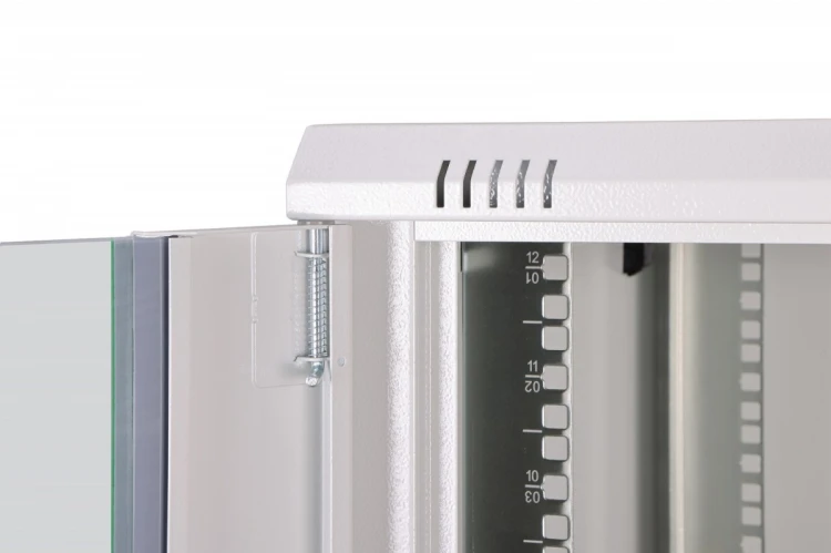 Digitus Szafa sieciowa wisząca Dynamic 19" 12U rack 607x600x600mm, drzwi szyba, szara, niezłożona, 60kg