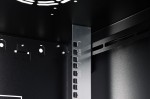 Digitus Szafa sieciowa wisząca Dynamic 19" 12U rack 607x600x600mm, drzwi szyba, czarna, niezłożona, 60kg