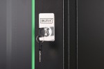 Digitus Szafa sieciowa wisząca Dynamic 19" 12U rack 607x600x600mm, drzwi szyba, czarna, niezłożona, 60kg