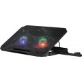 Defender Podstawka chłodząca NS-510 2W 2XUSB RGB 15.6 cala