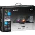 Defender Podstawka chłodząca NS-510 2W 2XUSB RGB 15.6 cala