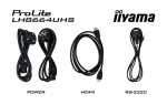 IIYAMA Monitor 86 cali LH8664UHS-B3AG 24/7,IPS,ANDROID 14,4K,2xHDMI,RJ45,    2xUSB,WiF,iUSB-C(DP-Alt),2x16W, iiSignage? (CMS), iiControl (DMS),iiShare