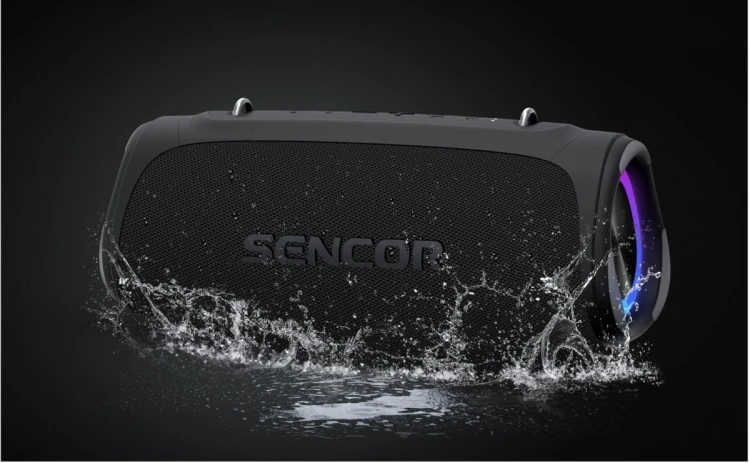 Sencor Głośnik bluetooth Resonex Midi Moc 80W, IPX7, TWS(99szt.), LED