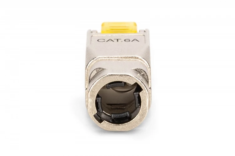 Digitus Wtyk modularny RJ45 kat.6A, PoE++, 10GbE, STP, ekranowany, beznarzędziowy, zakręcany, metalowy, AWG 22-27, linka/drut