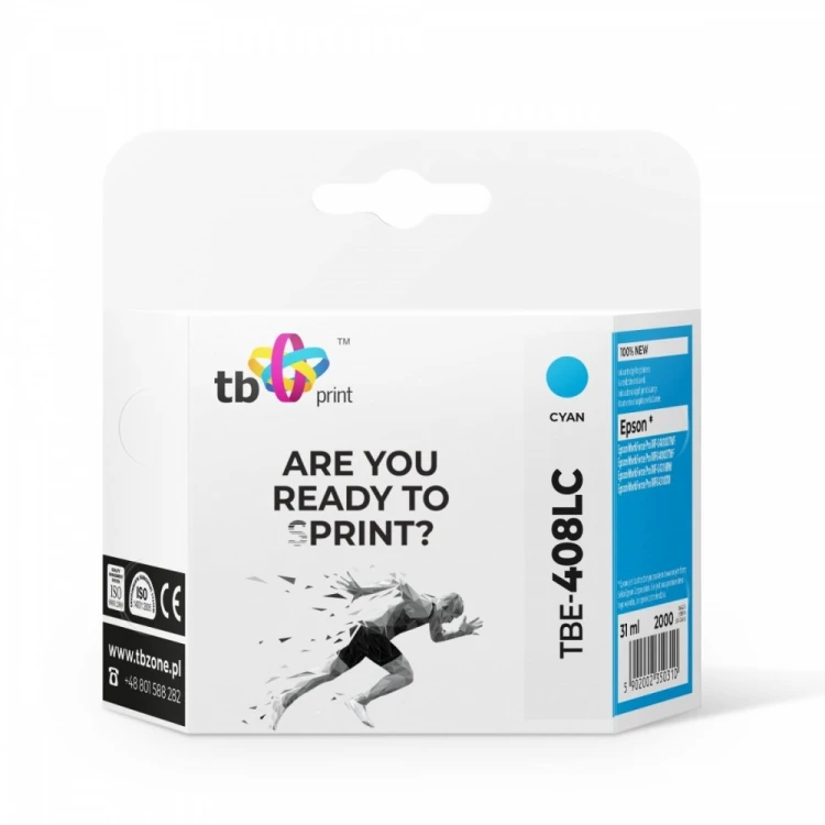 TB Print Tusz do Epson T09K2 TBE-408LC 100% nowy cyan