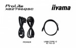 IIYAMA Monitor ProLite 27 cali XB2796QSC-B1 IPS,QHD,HDMI,USB-C (PD 65W),75Hz, 350cd, 1xUSB 3.2 , 1xUSB-C, 2x2W, HAS 150/PIVOT/obrót stopy 360st