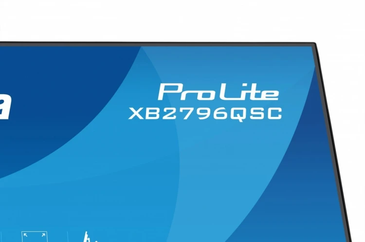 IIYAMA Monitor ProLite 27 cali XB2796QSC-B1 IPS,QHD,HDMI,USB-C (PD 65W),75Hz, 350cd, 1xUSB 3.2 , 1xUSB-C, 2x2W, HAS 150/PIVOT/obrót stopy 360st