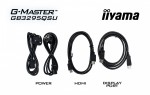 IIYAMA Monitor 31.5 cala GB3272QSU-B1 QHD,IPS,180Hz,2xHDMI,DP,400CD,          2xUSB 3.2 , 2xUSB-C,G-SYNC Compatible, 2x5W, , HAS 150