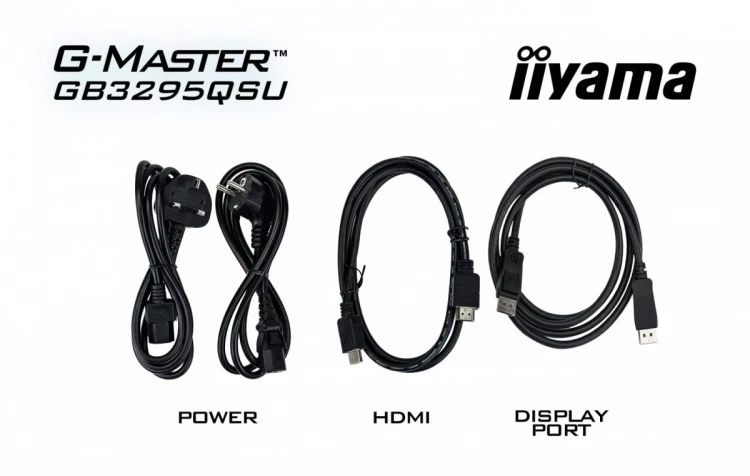 IIYAMA Monitor 31.5 cala GB3272QSU-B1 QHD,IPS,180Hz,2xHDMI,DP,400CD,          2xUSB 3.2 , 2xUSB-C,G-SYNC Compatible, 2x5W, , HAS 150