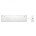 HyperX Zestaw klawiatura i mysz 650 bezprzewodowy biały 4R016AA#ABB