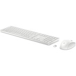 HyperX Zestaw klawiatura i mysz 650 bezprzewodowy biały 4R016AA#ABB