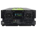 Green Cell Przetwornica LCD 12V 2000W/4000W Czysty sinus z wywietlaczem