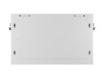 Lanberg Szafa instalacyjna rack wisząca 19 cali 6U 600x450 drzwi perforowane (flat pack) szara