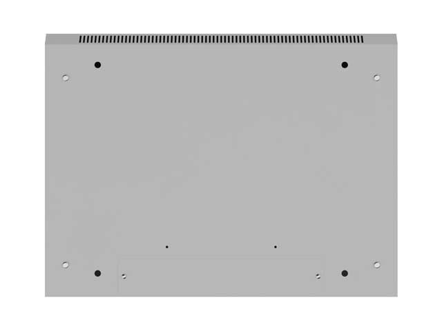 Lanberg Szafa instalacyjna rack wisząca 19 cali 9U 600x450 drzwi perforowane (flat pack) szara